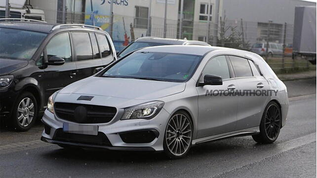 Mercedes-Benz CLA45 AMG Shooting Brake spied testing