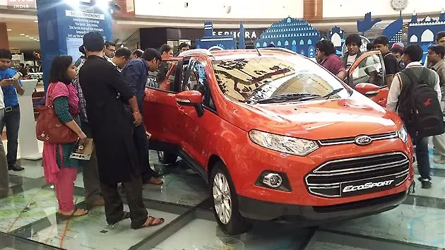 Ford unveils production version of the EcoSport for the Indian market Ford unveils production version of the EcoSport for the Indian market