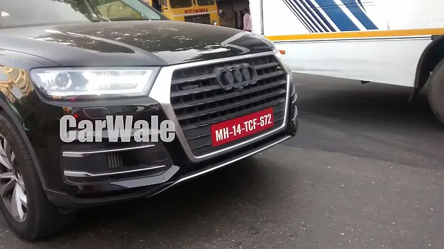New Audi Q7 spied in Mumbai again New Audi Q7 spied in Mumbai again