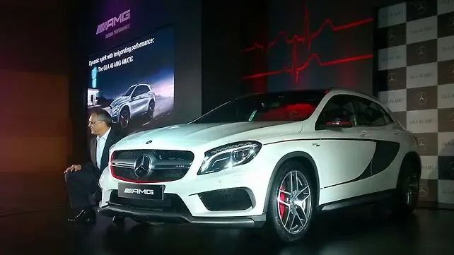 Mercedes-Benz GLA45 AMG 4MATIC launched in India for Rs 69.60 lakh Mercedes-Benz GLA45 AMG 4MATIC launched in India for Rs 69.60 lakh