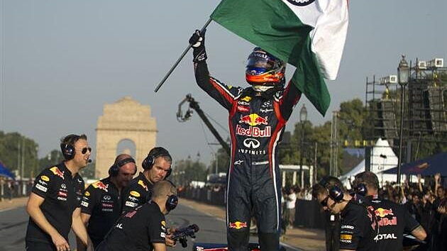 Red Bull performs on the streets of Delhi