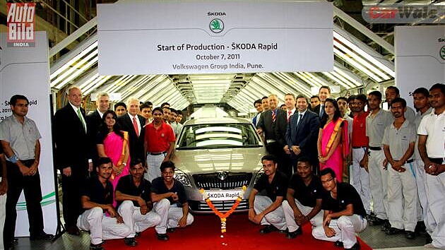 Skoda begins the production of the Rapid