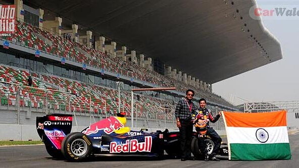 Red Bull Racing on Buddh International Circuit