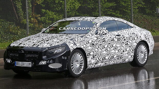 Mercedes-Benz S-Class Coupe Spied