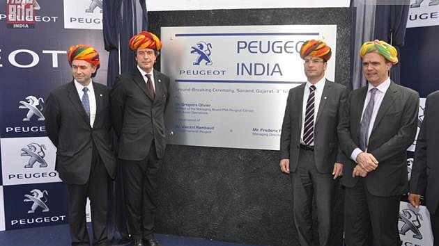 Peugeot performs ground-breaking ceremony in Gujarat