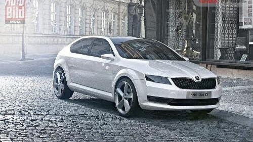 Skoda has released the images of VisionD