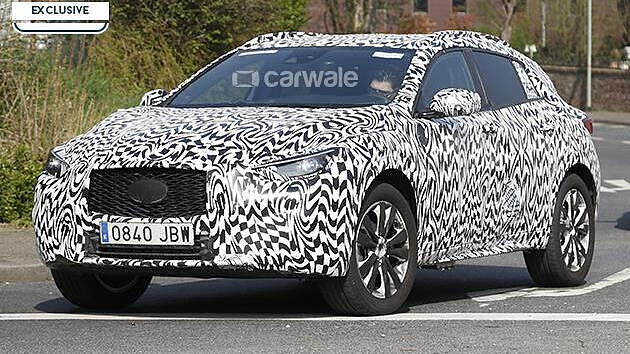 Infiniti QX30 crossover spotted on test