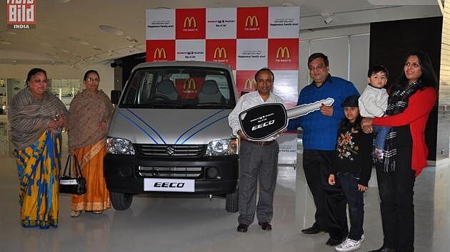Maruti Suzuki and McDonalds announce the Eeco-Meal winners