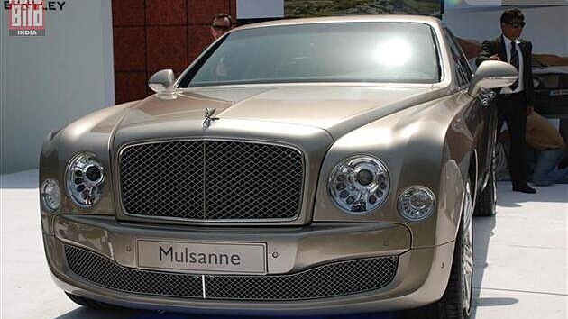 Bentley Mulsanne on display in Mumbai