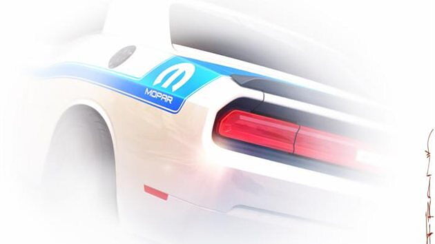 Chrysler reveals a teaser of 2014 Dodge Challenger Mopar Edition