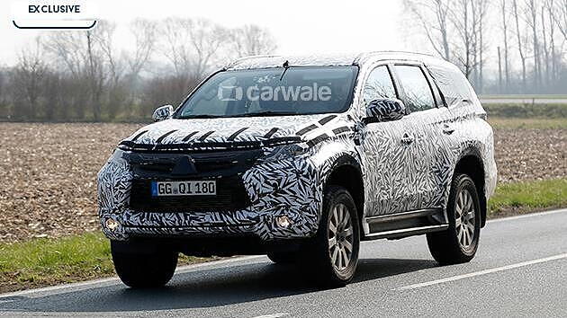 Next generation Mitsubishi Pajero Sport spotted on test