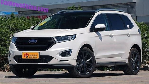 Ford officially launches new Edge SUV in China