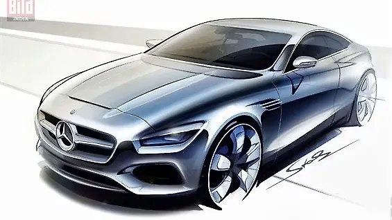 2013 Frankfurt Motor Show: Mercedes-Benz Concept S-Class Coupe sketch revealed 2013 Frankfurt Motor Show: Mercedes-Benz Concept S-Class Coupe sketch revealed