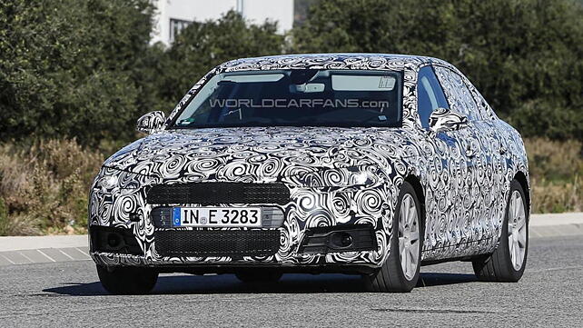 Next-generation Audi A4 spied