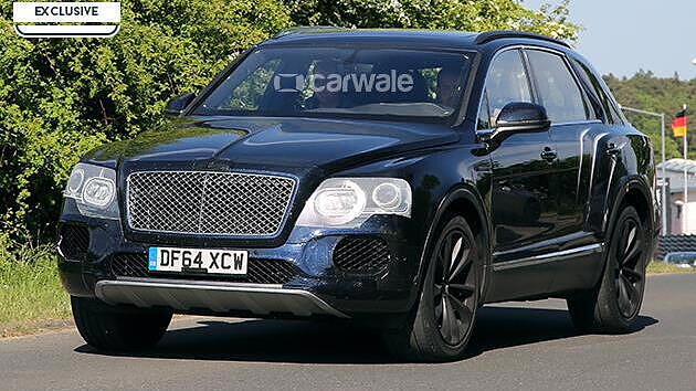 Bentley Bentayga spied with minimal disguise