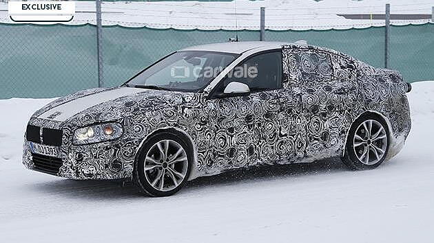 BMW 1 Series sedan spotted on test