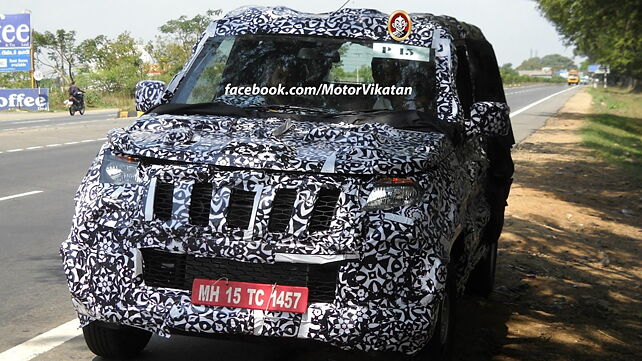 Mahindra’s test mule spotted; is it the new Bolero?