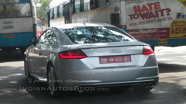 Audi TT spotted testing in India again