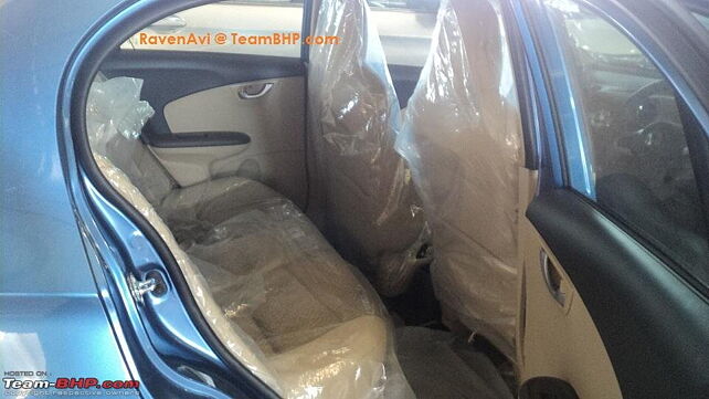 Honda Amaze interiors spied