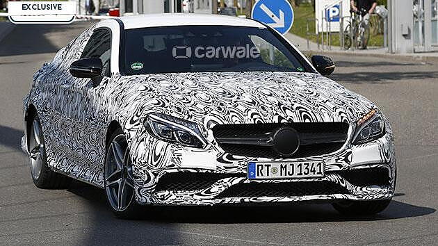 Mercedes-Benz C63 AMG Coupe spied testing