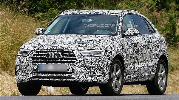 2015 Audi Q3 facelift spied testing