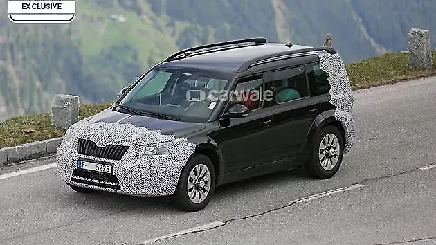 Skoda Snowman spotted testing in the Alps Skoda Snowman spotted testing in the Alps