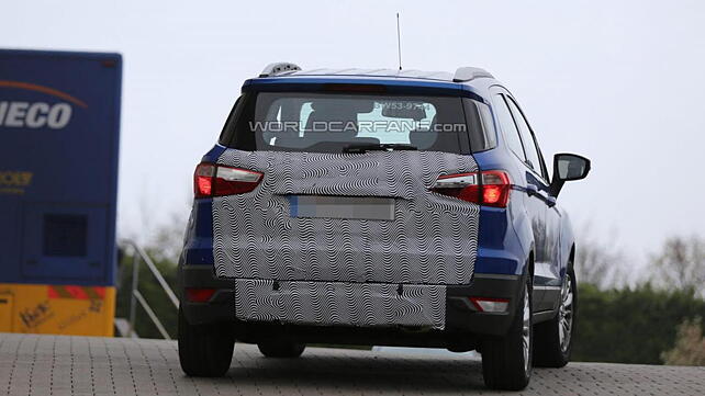 Ford EcoSport with updated rear-end design spotted