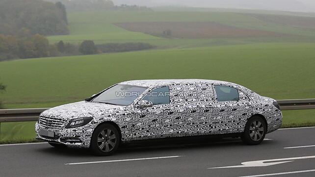 Mercedes-Benz S-Class Pullman spotted testing