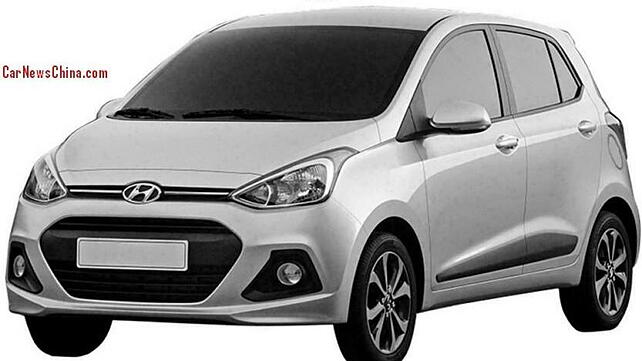 2014 Hyundai i10 patent drawings surface in China; may launch next year