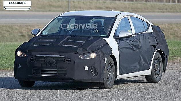 2016 Hyundai Elantra spied testing