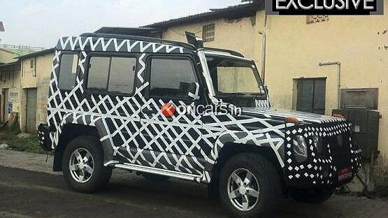 New Force Motors Gurkha spied