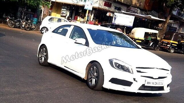 Mercedes-Benz A-Class caught testing in India