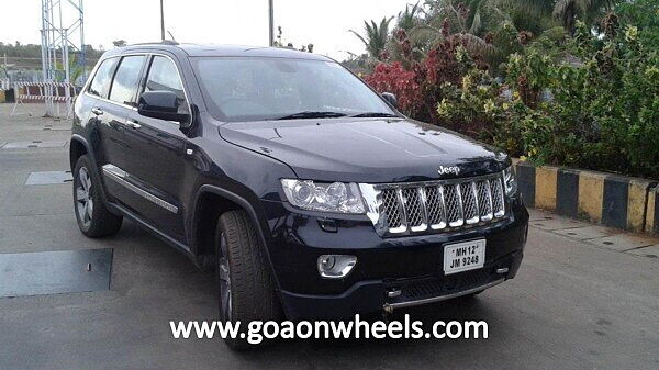 Jeep Grand Cherokee and Wrangler spied testing in Goa 