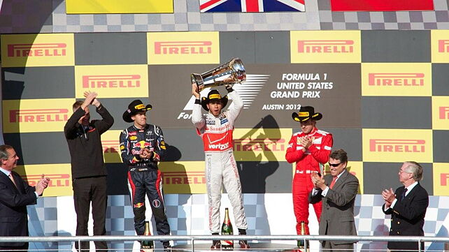 2012 Formula 1: Hamilton victorious in Texas as Red Bull wrap up constructors’ title