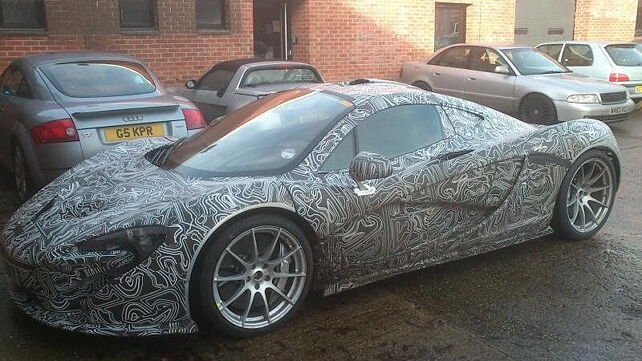 McLaren P1 found testing in full camouflage