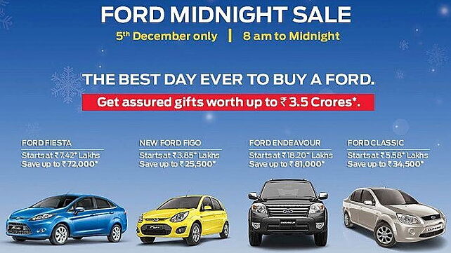 Ford India to hold second edition of midnight sale