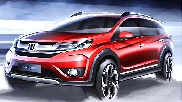 Honda releases sketches of the BR-V compact SUV Honda releases sketches of the BR-V compact SUV