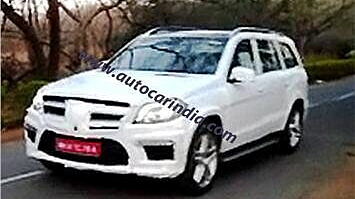 2013 Mercedes-Benz GL-Class spied testing