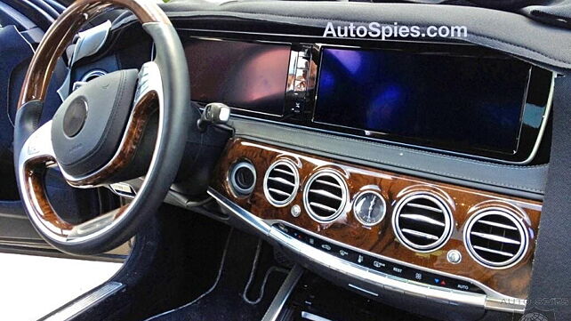 2014 Mercedes-Benz S–Class interiors spied 