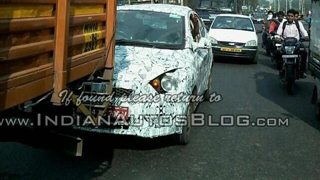 Tata Kite small car spied on test again