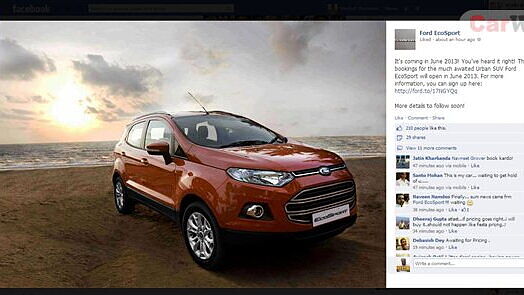 Official: Ford EcoSport bookings to begin in June