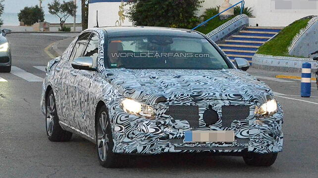 2016 Mercedes-Benz E-Class prototype spotted testing abroad