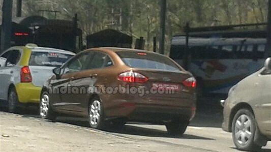 Ford Fiesta facelift spied in Chennai