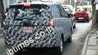 Toyota Innova test mule spotted in Bangalore again Toyota Innova test mule spotted in Bangalore again