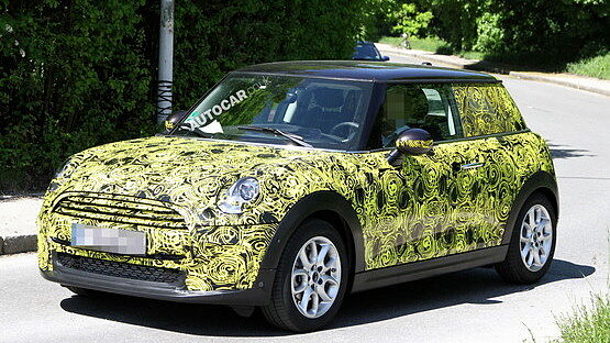 2014 Mini hatchback spied testing