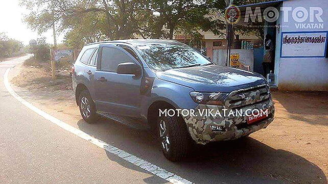 2016 Ford Endeavour spotted testing in India for the first time
