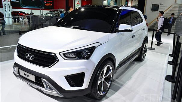 Hyundai unveils the ix25 compact SUV concept at the Beijing Motor Show