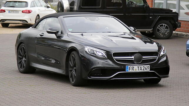 Mercedes-Benz S63 AMG cabriolet spotted on test