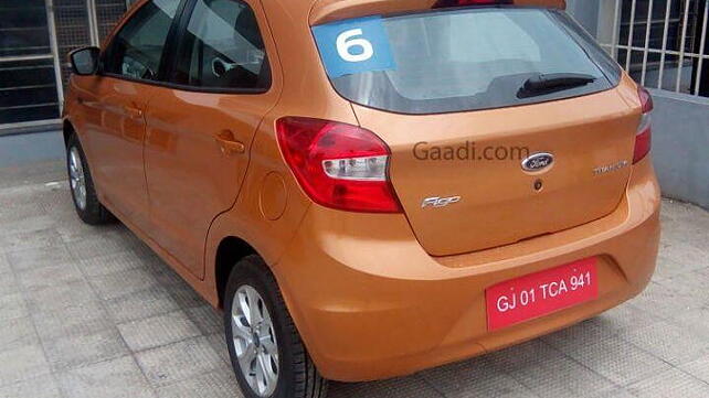 2015 Ford Figo spotted at a dealership