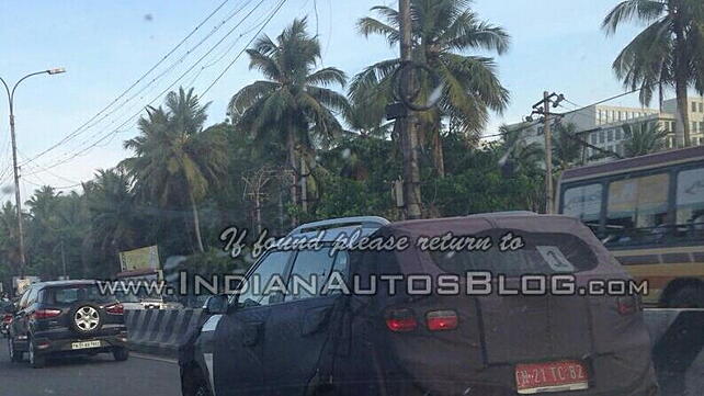 Hyundai ix25 spotted testing in Chennai